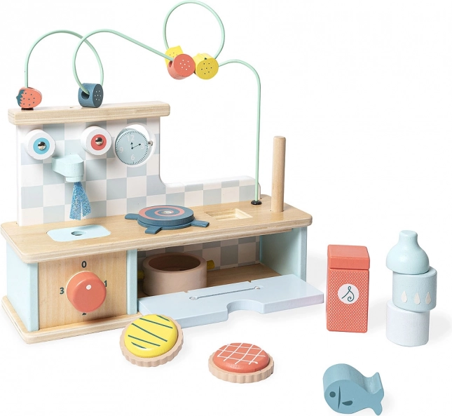Vilac multifunctional motor skills kitchen for little ones