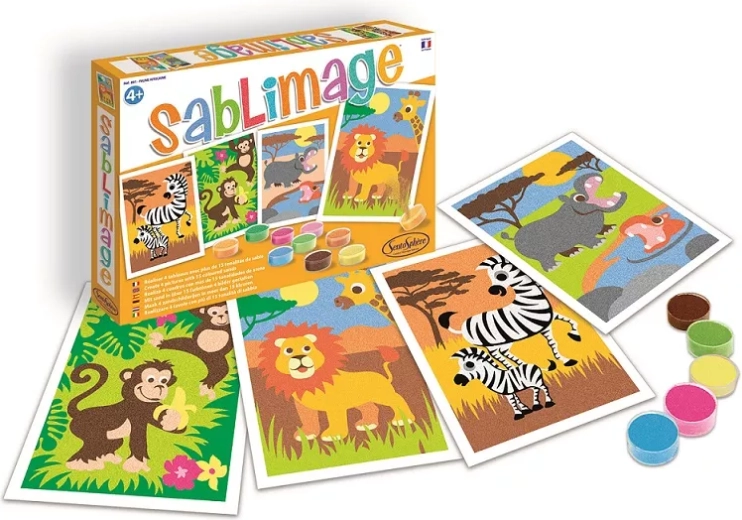 SentoSphere Sablimage mini sand pictures – African animals