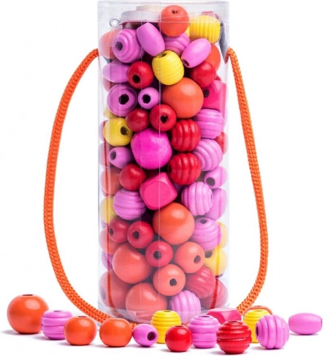 Beads in a Tube – Pink–Yellow–Red