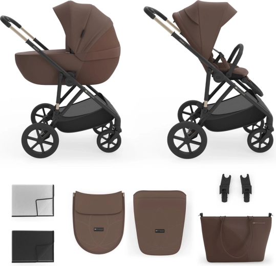 Kinderkraft kombineeritud käru 2in1 Prime 3 velvet mocca