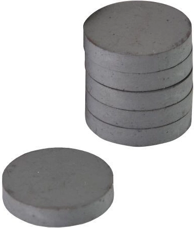 Ülivõimsad ümmargused magnetid 22 mm, mustad (6 tk)