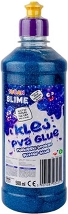 Tuban PVA Glue with Blue Glitter 500 ml