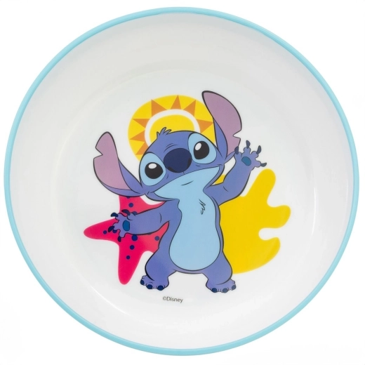 Children's bowl with non-slip base DISNEY STITCH, BPA-free, microwave-safe