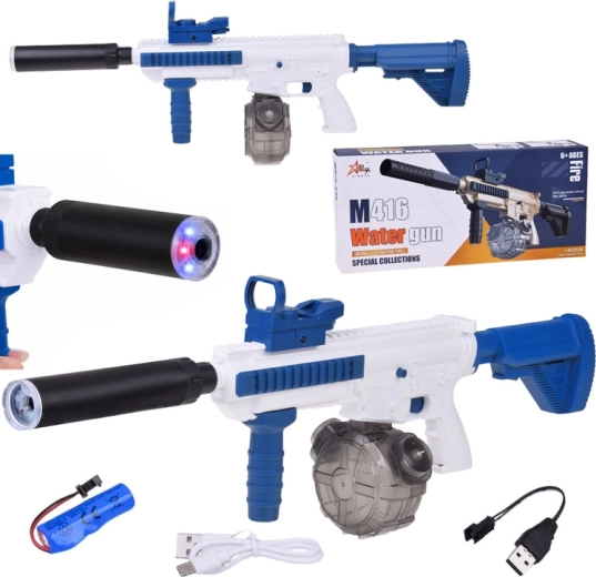 Electric M416 Water Gun with Automatic Spray