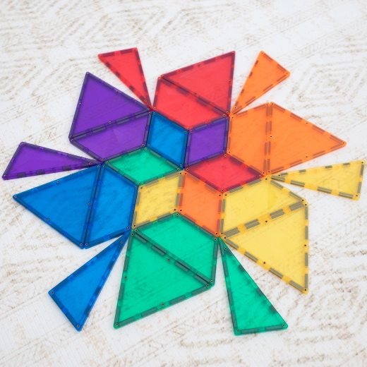 CONNETIX Rainbow Shape Expansion Pack – magnetehitusklotsid, 36 osa