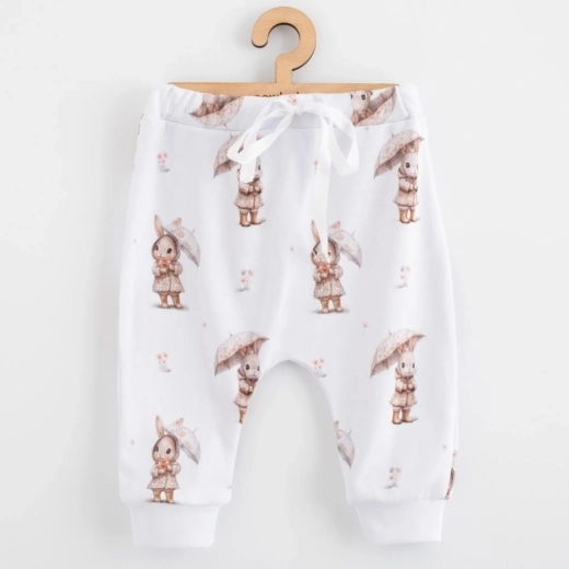 Baby cotton jogger sweatpants NEW BABY For Babies Bunny, size 62 (3–6 months)