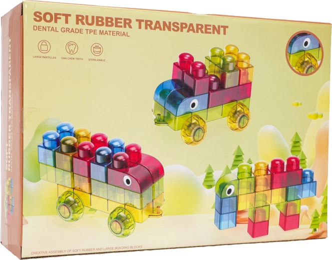 Soft gel building blocks 37 pcs