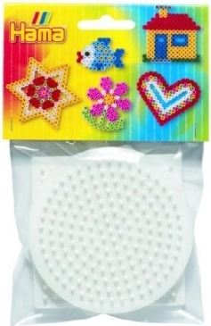 Pegboards for Hama MIDI ironing beads – circle, square and hexagon, 3 pcs