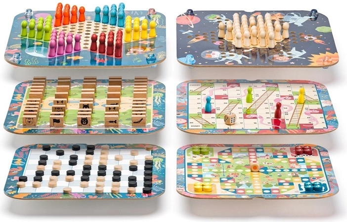 Different boards for multiple types of games