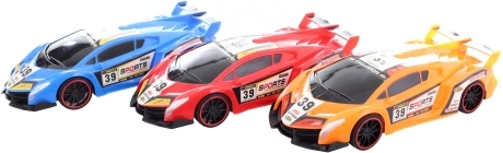 Hõõrdejõul töötav sportauto 27 cm