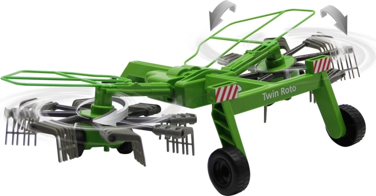 Rotating tines for realistic driving