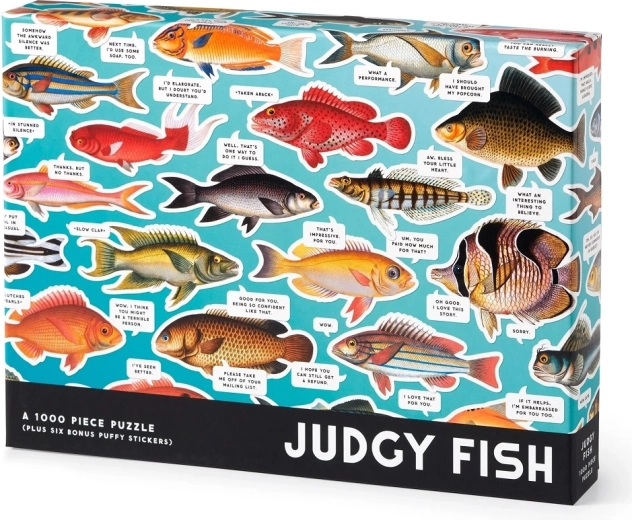 GALISON Puzzle Fish Thoughts 1000 Pieces