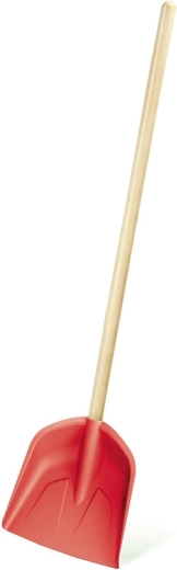 Kids’ shovel with wooden handle, coral, 74 cm