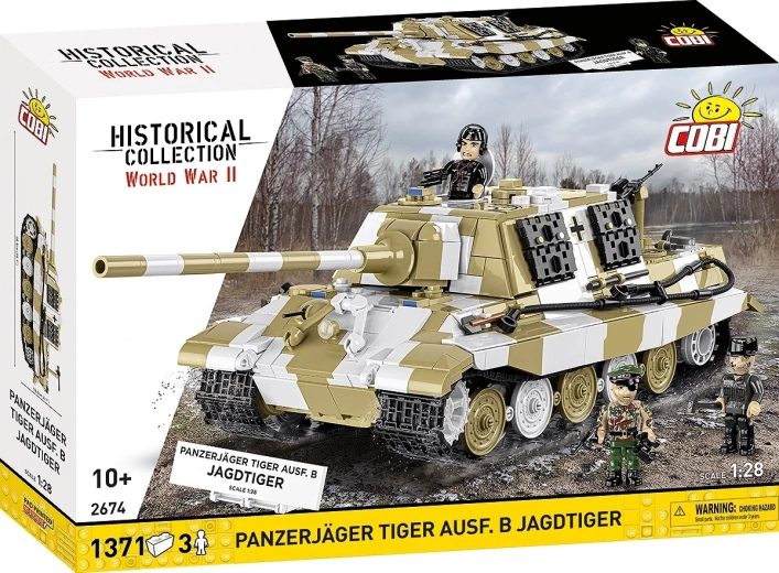 COBI ehituskomplekt Panzerjäger Tiger Ausf. B Jagdtiger 1:28 (1371 detaili)