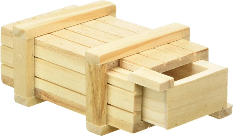 Goki magical wooden box with secret drawer
