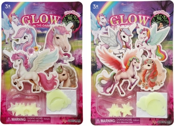 Glow-in-the-Dark Unicorn Wall Decorations