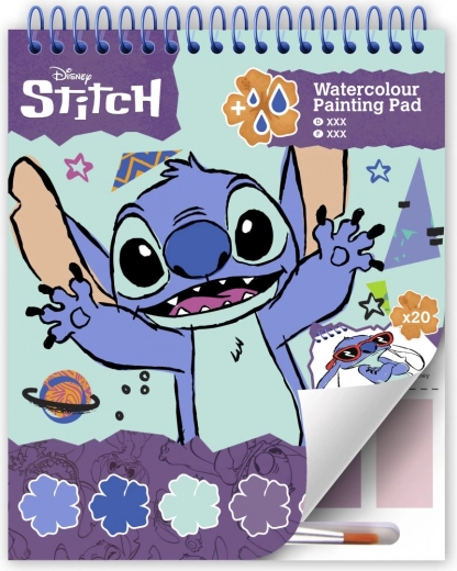 Lilo & Stitch coloring pad with paints