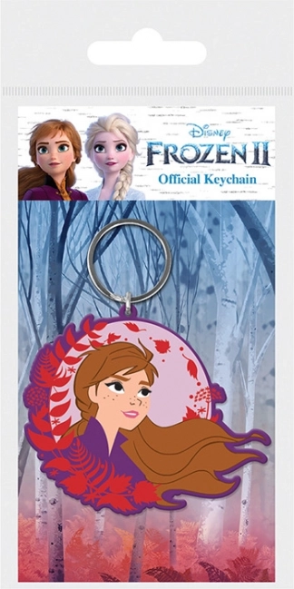 Frozen Rubber Keychain - Anna