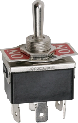 Kanglüliti DPDT ON-OFF-ON 10 A 250 V