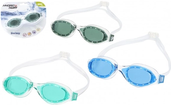 Swimming goggles for teens with UV protection and adjustable silicone strap, 15 cm