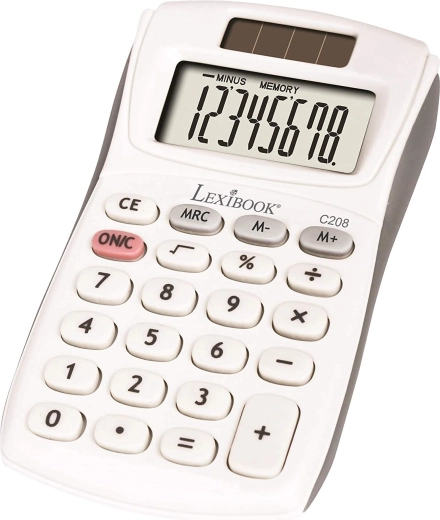 Lexibook pocket solar calculator, 8-digit