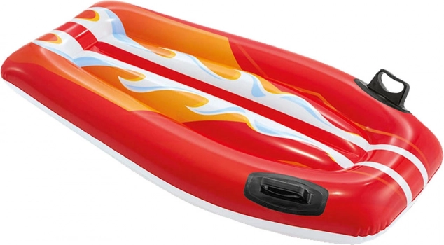 Täispuhutav käepidemetega ujumislaud lastele, punane INTEX