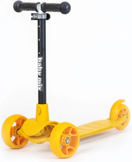 Children's three-wheel scooter BABY MIX Prime yellow