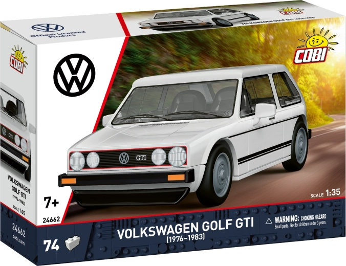 Cobi Volkswagen Golf GTI 1976–1983 ehituskomplekt 1:35 (74 detaili)