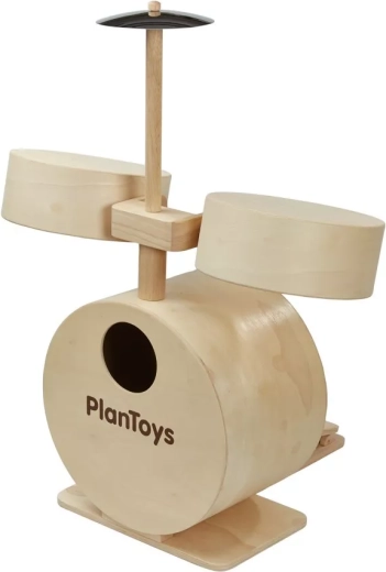 Puidust trummikomplekt PlanToys