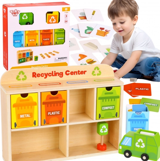 Tooky Toy puidust taaskasutuskeskus – hariv sorteerija