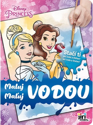Värvimisraamat „Värvi veega“ Printsessid