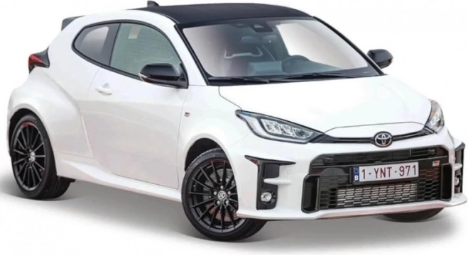 Toyota Yaris 2021 mudel valge 1/24