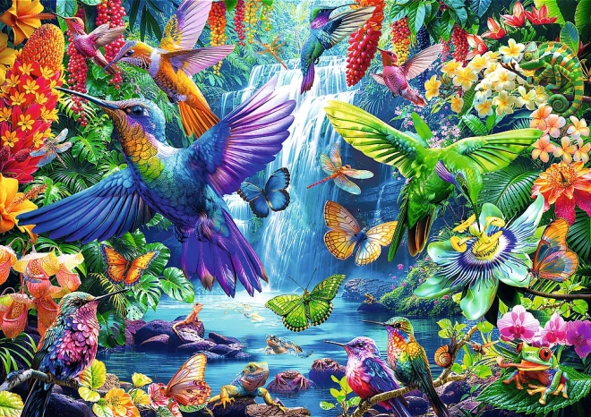 1000-Piece Puzzle – Hummingbirds in the Tropics