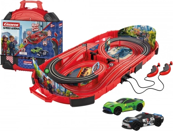 Carrera Speed Arena Police autorada kaasaskantavas kohvris 2,77 m