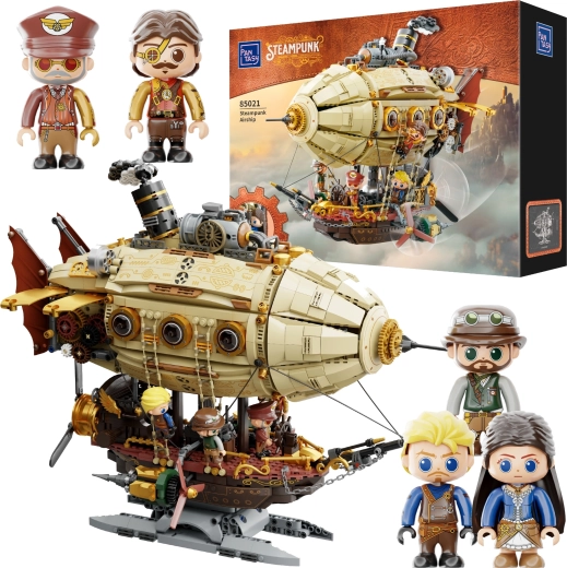 PANTASY steampunk airship building set