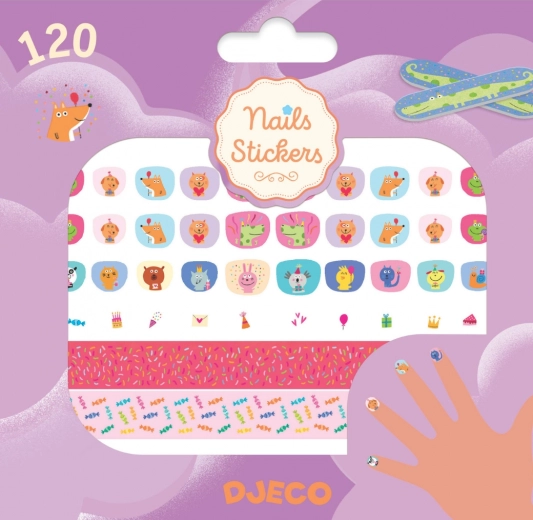 Küüntekleepsud Happy Birthday DJECO