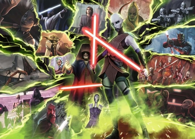 Ravensburgeri pusle Star Warsi kurikaelad: Asajj Ventress 1000 tükki