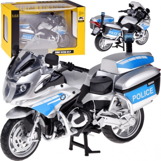 BMW R1250 RT-P politseimootorratta metallmudel 1:12
