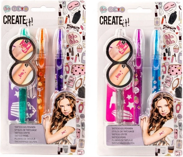 Create It! scented markers for temporary tattoos