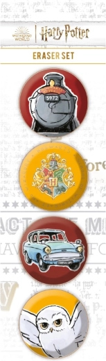 Harry Potter kustutuskummide komplekt – 4 tk