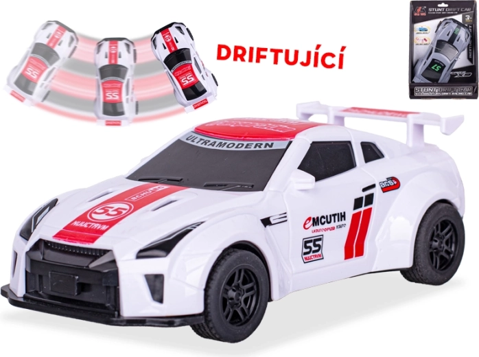 Hõõrdeajamiga driftiauto 16 cm