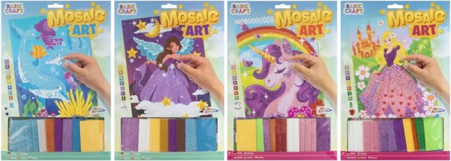 Grafix Mosaic Picture Pink Princess