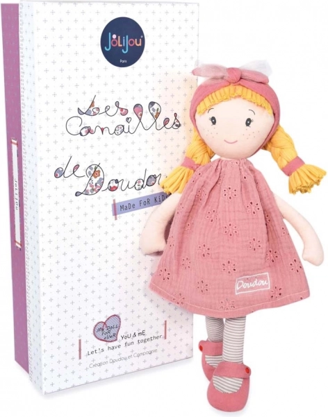 Textile Doll Suzette 36 cm by Doudou Jolijou