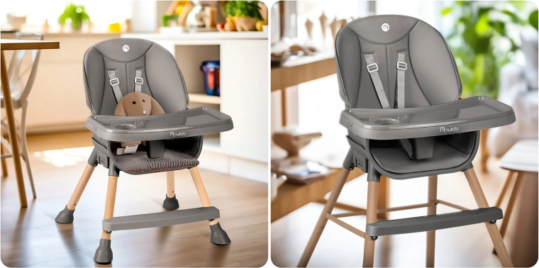 Growing 3-in-1 chair for eating, playing, and learning