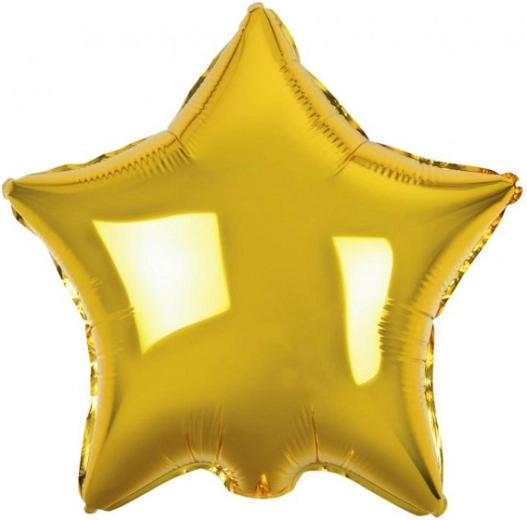 Foil Balloon Star Gold – 100 pcs