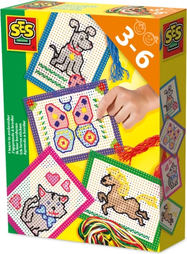 I'm Learning to Embroider Embroidery Kit with Colorful Templates