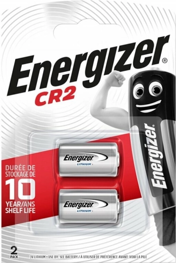 Lithium battery CR2 3V ENERGIZER, pack of 2