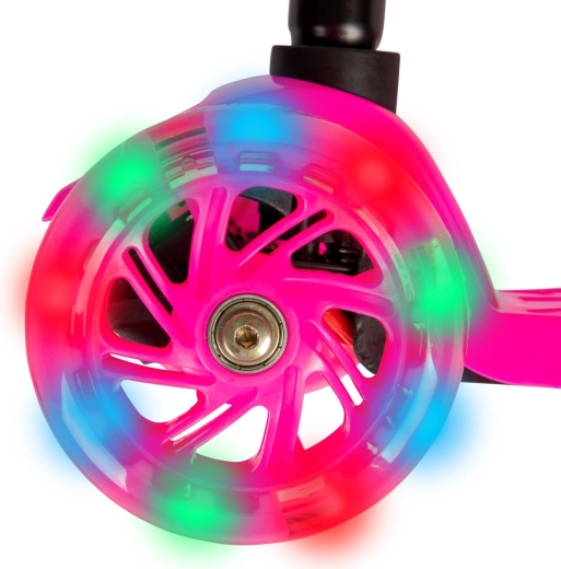 LED wheels for visibility and fun