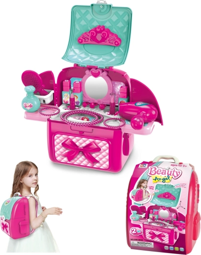 Cosmetic Set for Girls in a Backpack