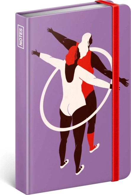 Elegant notebook Tomski & Polanski with lined pages